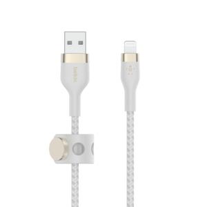 Boost Charge USB-a To Ltg Braided Silicon 1m White