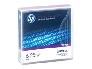HP LTO-6 Ultrium 6.25TB MP RW Custom Labeled Data Cartridge No Case 20 Pack