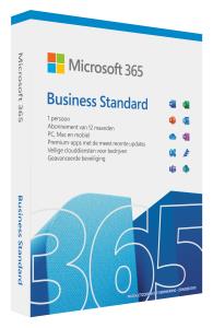 Microsoft 365 Business Standard - 1year Subscription Medialess P8 - Win/mac/android/ios - Dutch