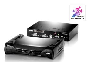 KVM Over Ip Transmitter USB 2k DVI-d Dual-linkwith Local Console  Power/lan Redundancy (dual Sf
