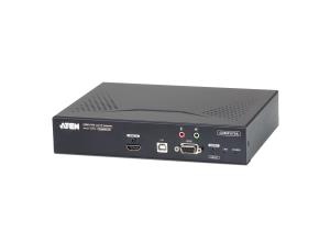 USB 4k Hdmi KVM Over Ip Transmitter With Local Console  Lan Redundancy (sfp Slot)  Rs-232 Contr