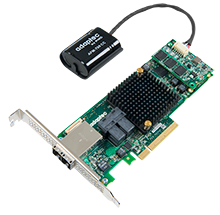 Adaptec Raid 8885Q SAS/SATA 12Gb/s 8x Pci-e 3 Controller 16 Port w/ maxCache Plus Single