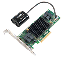 Adaptec Raid 81605ZQ SAS/SATA 12Gb/s 8x Pci-e 3 Controller 16 Port w/ maxCache Plus Single