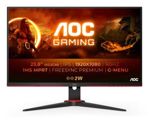 Gaming Monitor - 24G2SPAE - 24in- 1920x1080 (Full HD) - Black - 1ms IPS 165Hz