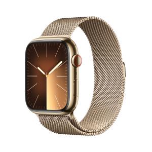 Watch Series 9 Gps + Cellular 45mm Gold Stainless Steel Case With Gold Milanese Loop