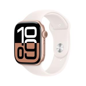 Watch Series 10 Gps + Cellular 46mm Rose Gold Aluminium Case With Light Blush Sport Band - M/l