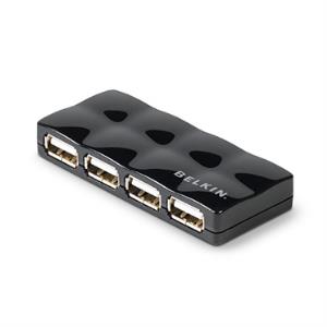 Mobile Hi-speed Hub USB 2.0 4-port Black
