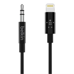 Mixit Lightning 3.5mm Aux Cable 1.8m Black