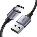 60128 USB-kabel 2 m USB 2.0 USB C USB AZwart