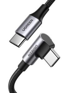 70645 USB-C 2.0 naar USB-C 2.0 90o Hoek2m 5A