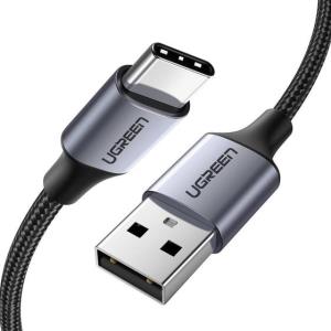 60128 USB-kabel 1 m USB 2.0 USB C USB AZwart