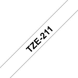 Tape 6mm Lami Black On White (tze-211)