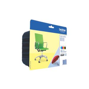 Ink Cartridge Black And Tri Colour 2400 Pages Blister Value Pack (lc229xlvalbpdr)