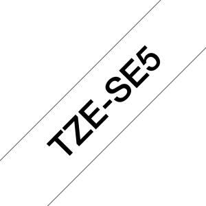 Tze-se5 Labelling Tape Cassette - Black On White 24mm Wide