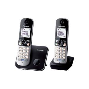 Cordless Dect Phone KX-TG6812BLB/ Duo Black