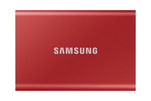 Portable SSD - T7 - USB 3.2 - 500GB - Red