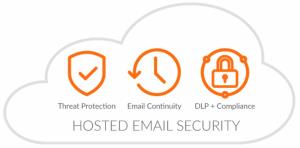 Hosted Email Security Advanced - Subscription License - 250 - 499 Users - 1 Year