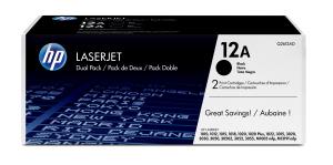 Toner Cartridge - No 12A - 2k Pages - Black - Dual Pack