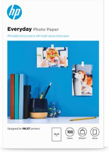 HP Everyday Glossy Photo Paper-100 sht/10 x 15 cm (CR757A)