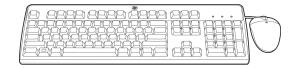 HP USB BFR with PVC Free Keyboard/Mouse Kit Qwertzu Sw