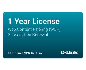 Dsr-250 Dynamic Web Content - Filtering License - 12-months