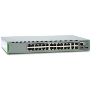 At-8100s-24poe-50\24 Port Managed Stackable Fast Ethernet Poe Switch\dual Ac Power Supply