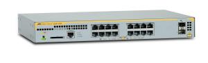 Allied L2+ Managed Switch 16 X 10/100/1000mbps Poe Ports 2 X Sfp Uplink Slots 1 Fixed Ac Power Su