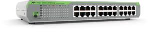 24-port 10/100TX Unmanaged Switch With Internal PSU  EU Power Cord