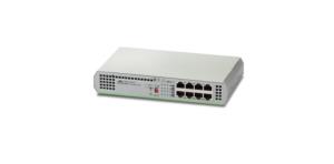 8 Port 10/100/1000TX Unmanaged Switch With External Power Supply EU Power Adapter (AT-GS910/8E-50)