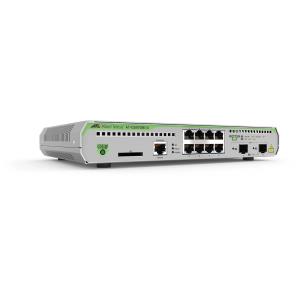L3 switch with 8 x 10/100/1000T PoE+ ports and  2 x 100/1000X SFP ports