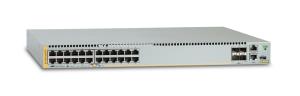 24 x 10/100/1000BASE-TX ports 2 x SFP+ ports 2 x SFP+/Stack ports 1 x Expansionmodule and dual hotsw