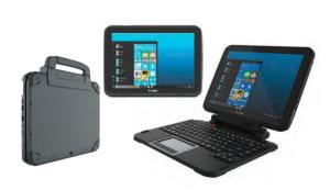 Et85 Rugged Tablet Black - 12in - i5-1130g7 - 8GB Ram - 256GB SSD - Win10 Pro Bcr Fpr Ip65