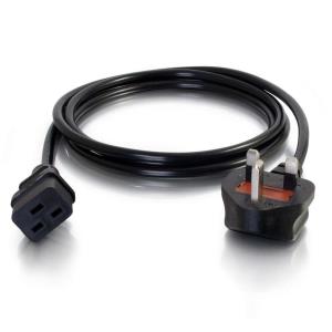 Power Cord Bs1363 To Iec 60320 C19 2m