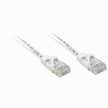 Patch cable - Cat 5e - Utp - Snagless - 30cm - White