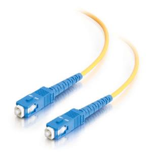 Fibre Optic Cable Sc-sc 9/125 Os1 Duplex Singlemode Pvc (lszh) Yellow 1m