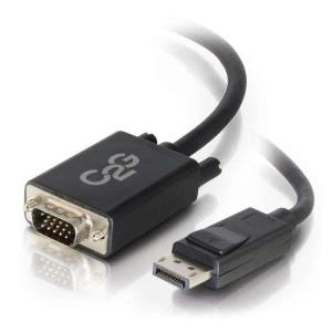 DisplayPort Male To Vga Male Adapter Cable Black 2m
