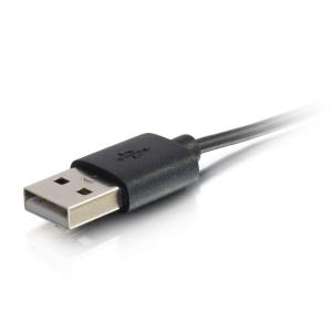 USB A To Lightening Cable Black 1m