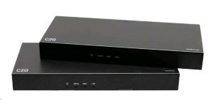 HDMI HDBaseT + 3.5mm, USB-B to A, and RS232 over Cat Extender Box Transmitter to Box Receiver - 4k 60hz (C2G30013)
