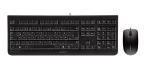 DC 2000 Desktop - Keyboard and Mouse - Corded USB - Black - Azerty Belgian