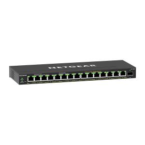 GS316EP Gigabit Ethernet Plus Switch 16-Port PoE+ (180W) with 1 SFP Port