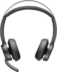 Headset Voyager Focus 2 Uc - Stereo - Microsoft - USB-c Bluetooth With Charge Stand