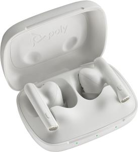 Voyager Free 60 Uc Bluetooth Wireless Earbuds - Basic Charge Case - USB-a - White