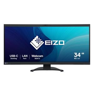 Desktop USB-C Monitor - Flexscan EV3450XC - 34in - 3440x1440 (UWQHD) - with FlexStand, black - IPS 5ms Speakers