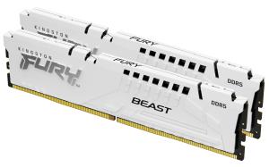 64GB Ddr5 6000mt/s Cl30 DIMM Kit Of 2 Fury Beast White Xmp