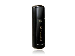 Jetflash 350 - 4GB USB Stick - USB 2.0 - Black