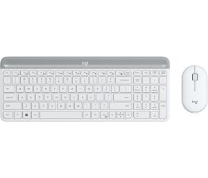 Slim Wireless Keyboard And Mouse Combo Mk470 - Offwhite Qwerty Pan - Nordic