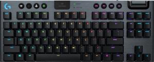 G915 Tkl Tenkeyless Lightspeed Wireless RGB Mechanical Gaming Keyboard Carbon Qwerty US/Int'lernational Clicky