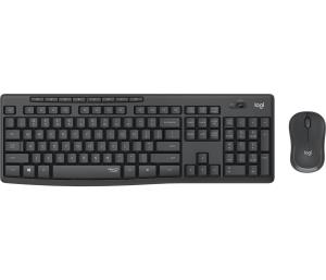 Mk295 Silent Wireless Combo Graphite Qwerty Espanol