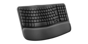 Wave Keys Ergonomic Keyboard Azerty French - Graphite