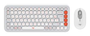 Pop Icon Combo Off White & Orange Azerty French